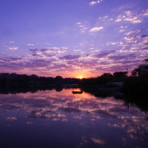 Namibie - coucher de soleil