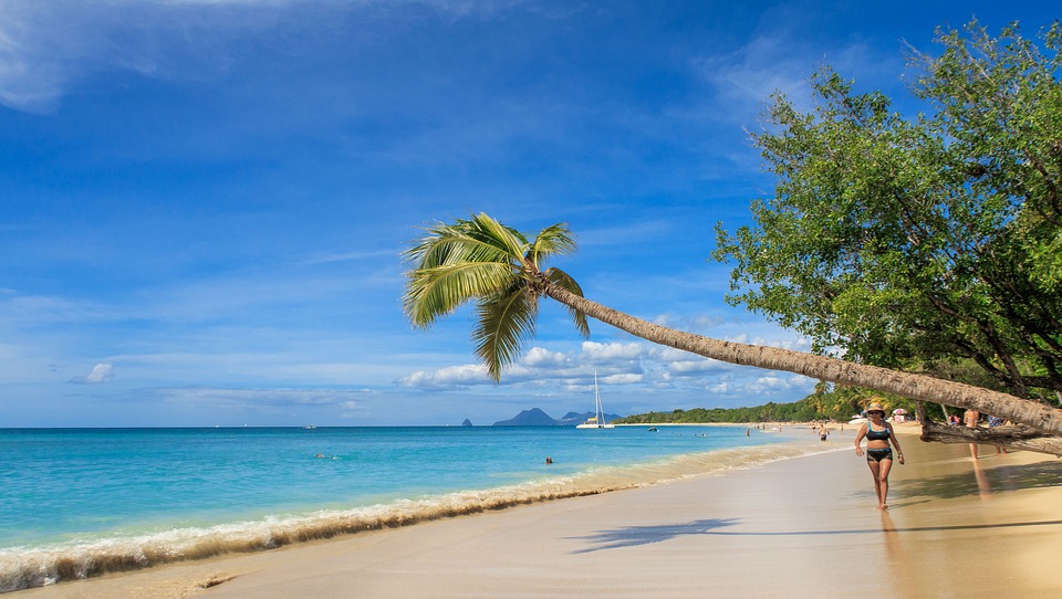 Martinique : plage sable fin
