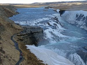 Islande chute d'eau Gullfoss